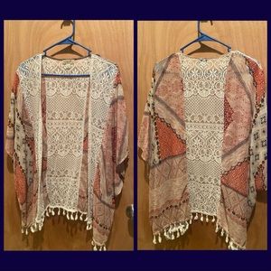 oneworld lace cover-up